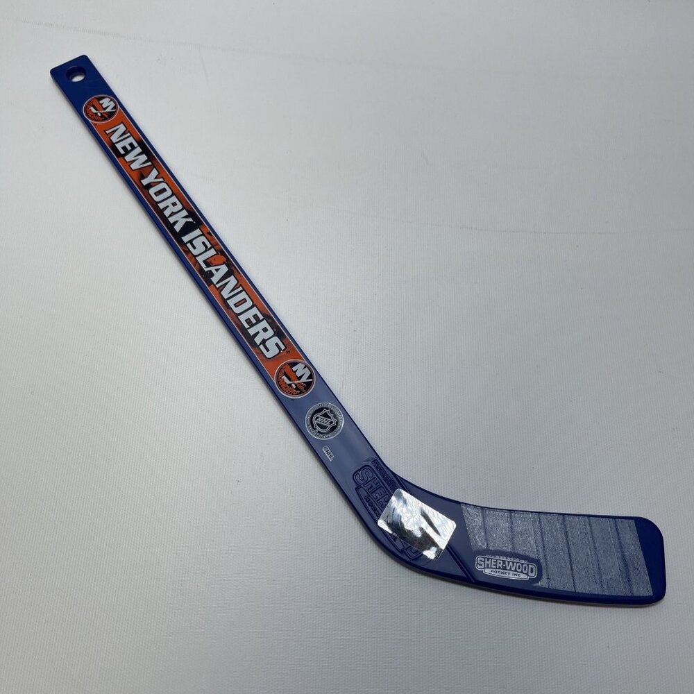 NHL Officially New York Islanders Mini Hockey Stick USA Made Blue Sher-Wood NEW
